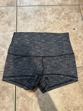 lululemon athletica High-Waist Textured Gray Shorts